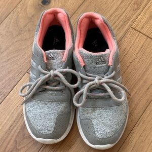Adidas Women’s Sneakers in Gray and Coral